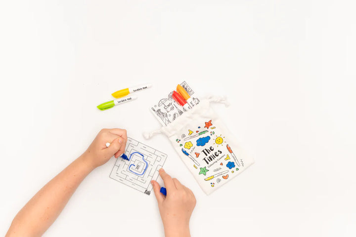 "The Tinies" 8-in-1 Reusable Mini Scribble Mat Set