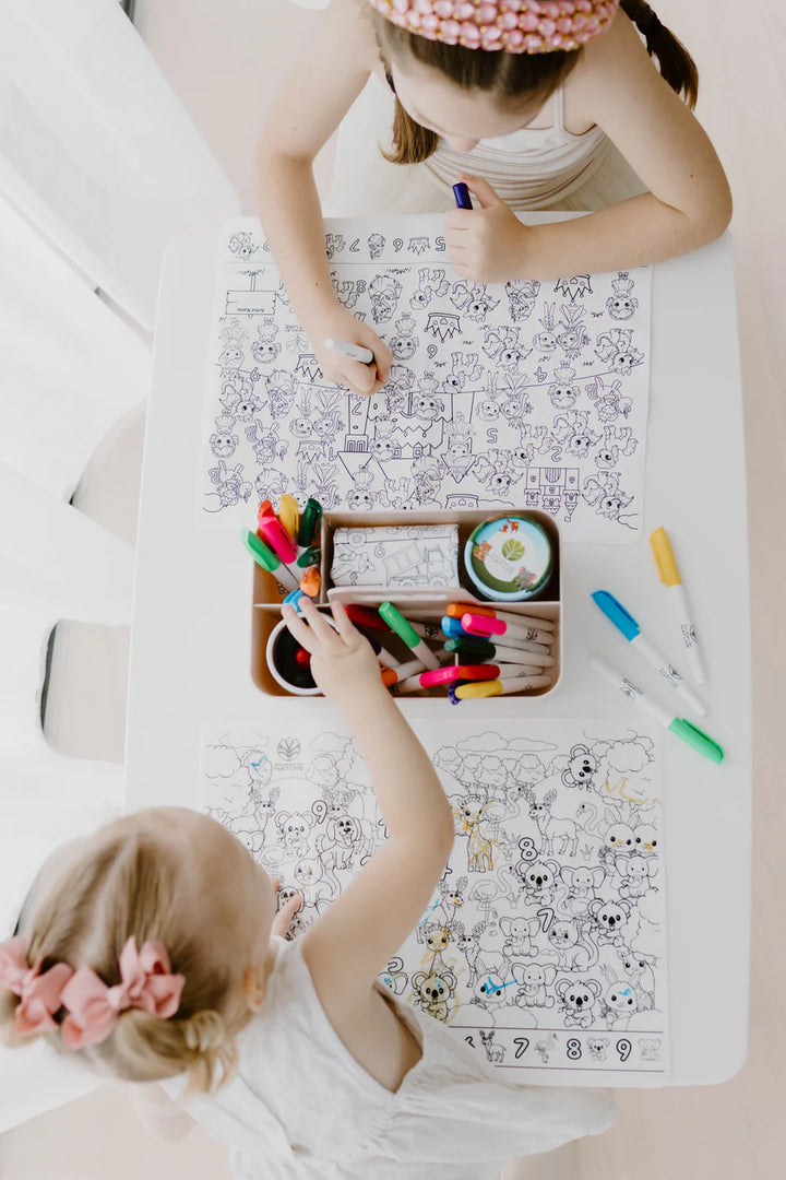 Seek n' Spot Silicone Colouring Mat - Animals