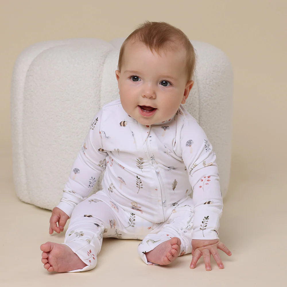 Snuggle Hunny Organic Snugglesuit - Garden Friends