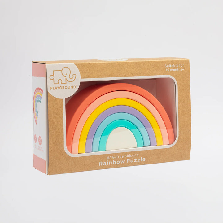Sorbet Silicone Rainbow Stacker Puzzle