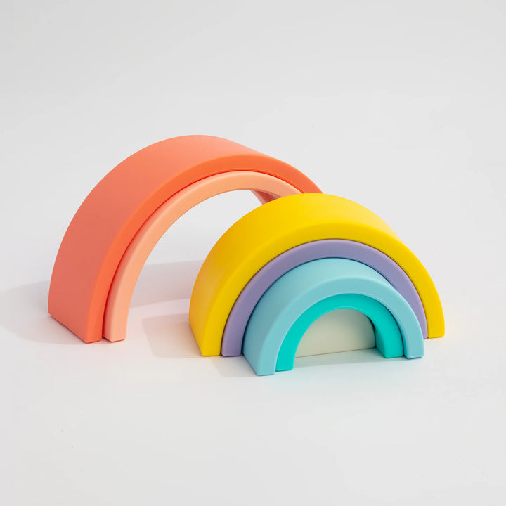 Sorbet Silicone Rainbow Stacker Puzzle