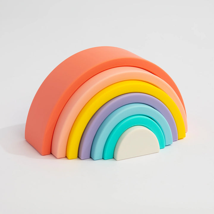 Sorbet Silicone Rainbow Stacker Puzzle