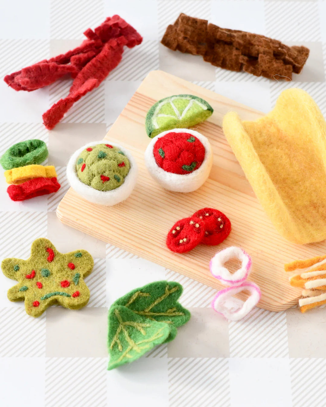 Taco Felt Play Food Set