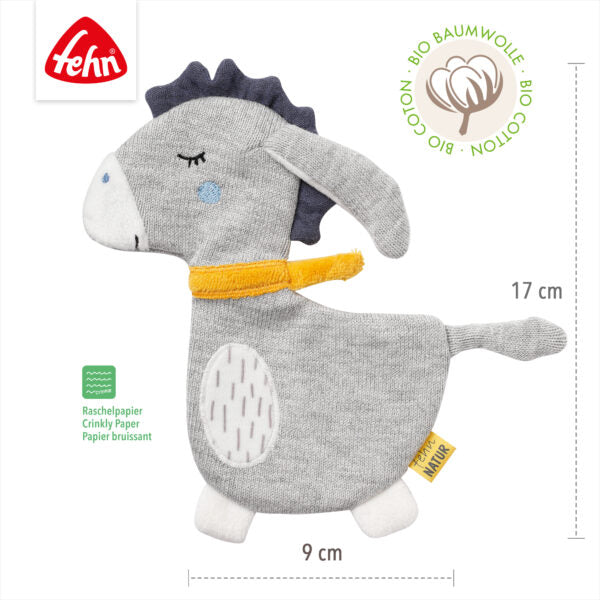 FehnNATUR Crinkle Donkey Sensory Toy