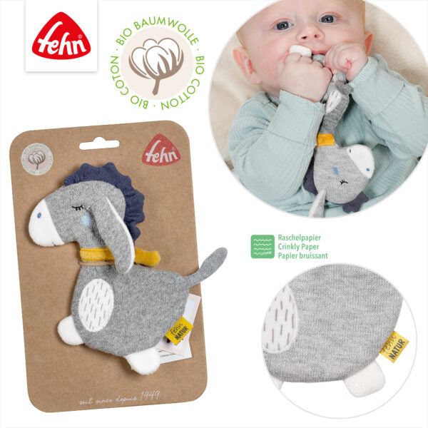 FehnNATUR Crinkle Donkey Sensory Toy