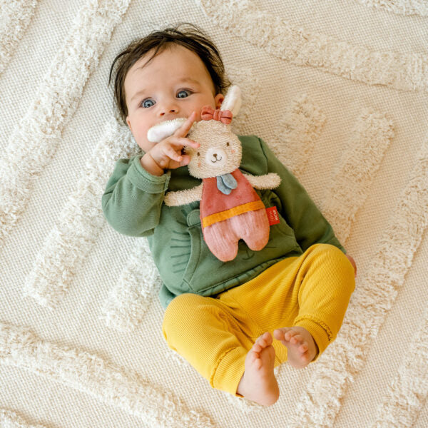 FehnNATUR Crinkle Hare Sensory Toy