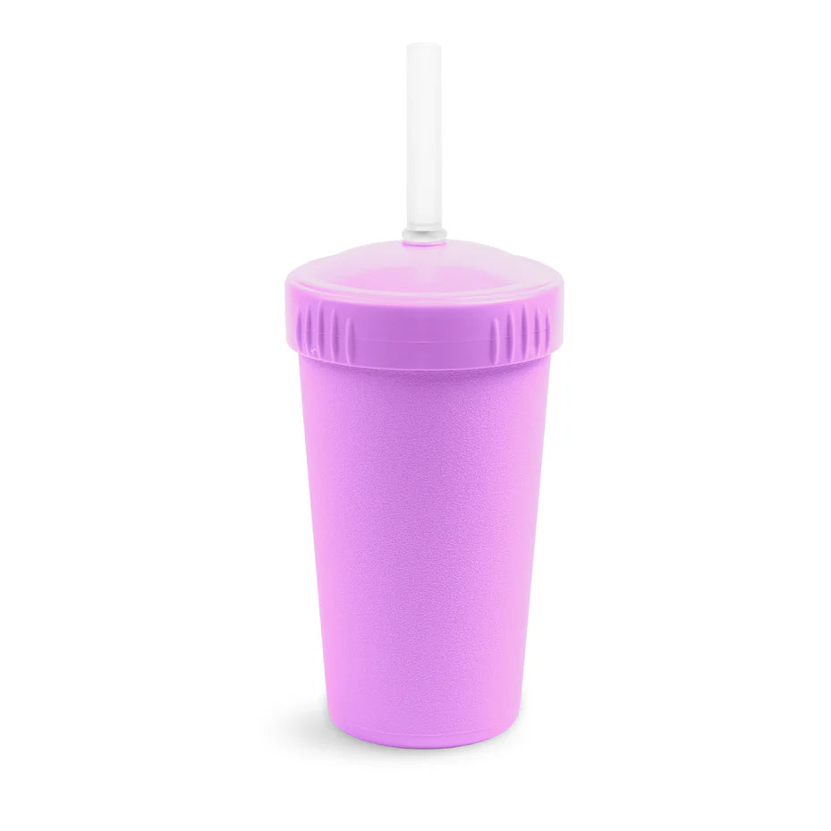 Re-Play Straw Cup with NEW No-Pull-Out Silicone Straw