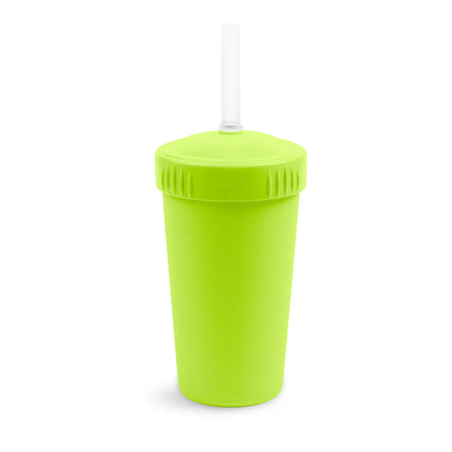 Re-Play Straw Cup with NEW No-Pull-Out Silicone Straw