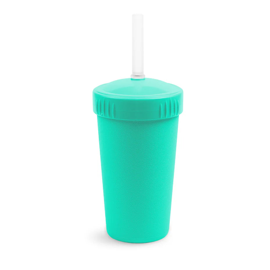 Re-Play Straw Cup with NEW No-Pull-Out Silicone Straw