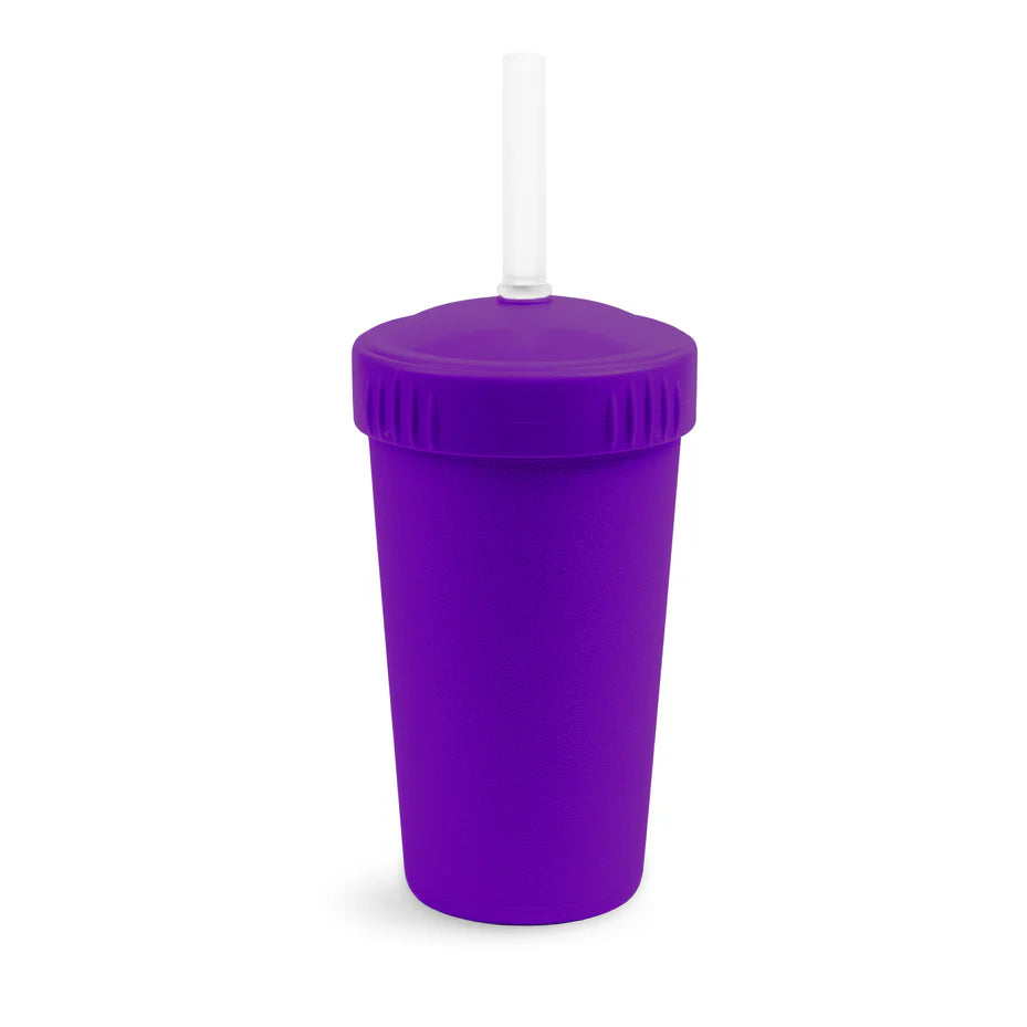 Re-Play Straw Cup with NEW No-Pull-Out Silicone Straw