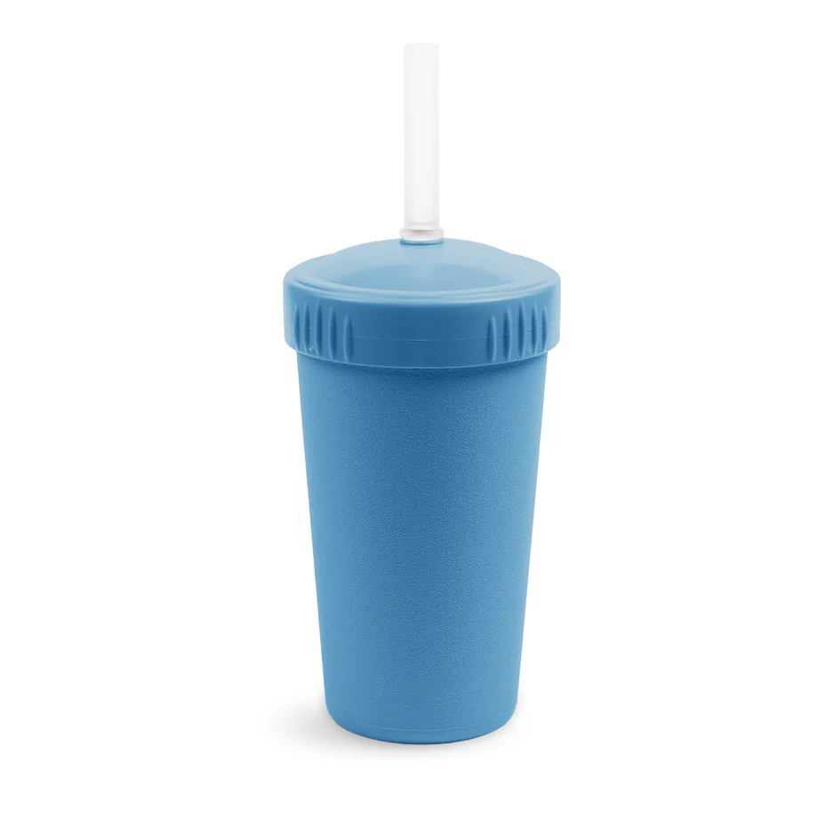 Re-Play Straw Cup with NEW No-Pull-Out Silicone Straw