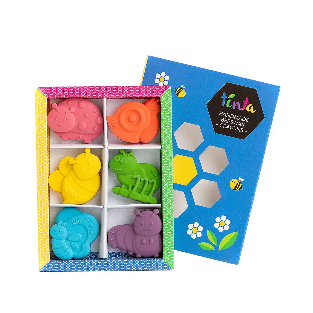 Garden Insect Handmade Beeswax Crayons