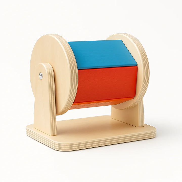 Totli Wooden Spinning Drum Toy