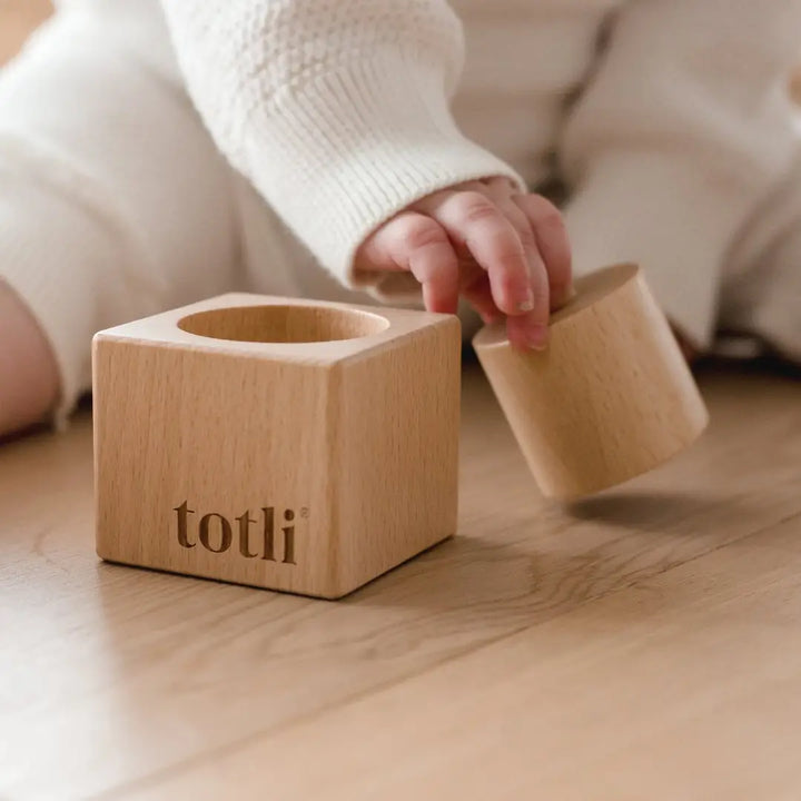 Totli Montessori Style Wooden Pincer Puzzle
