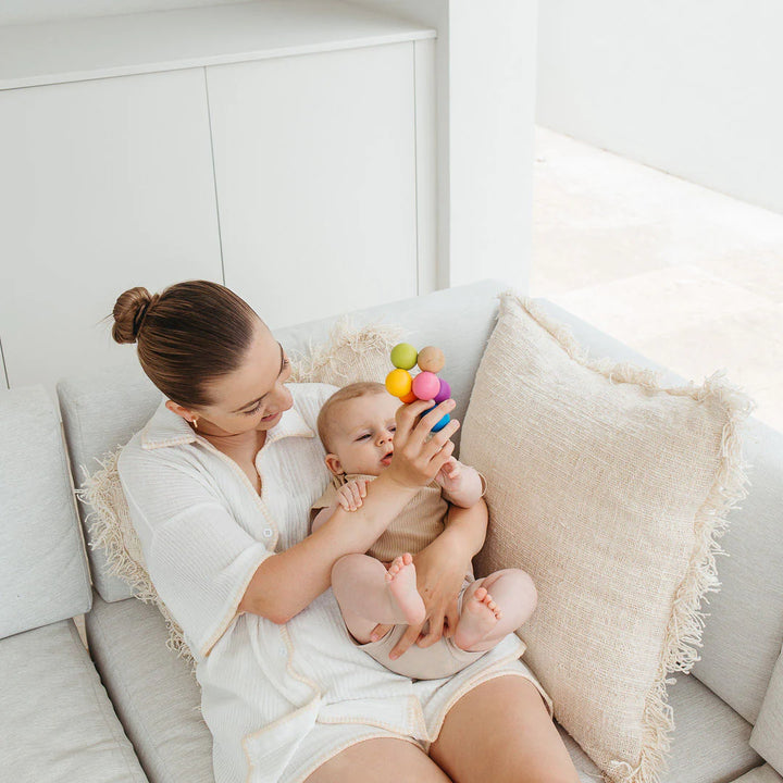 Totli Montessori Style Wooden Grasping Beads