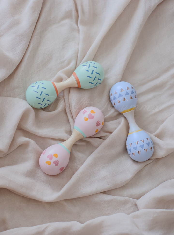 Wooden Double Ended Maracas