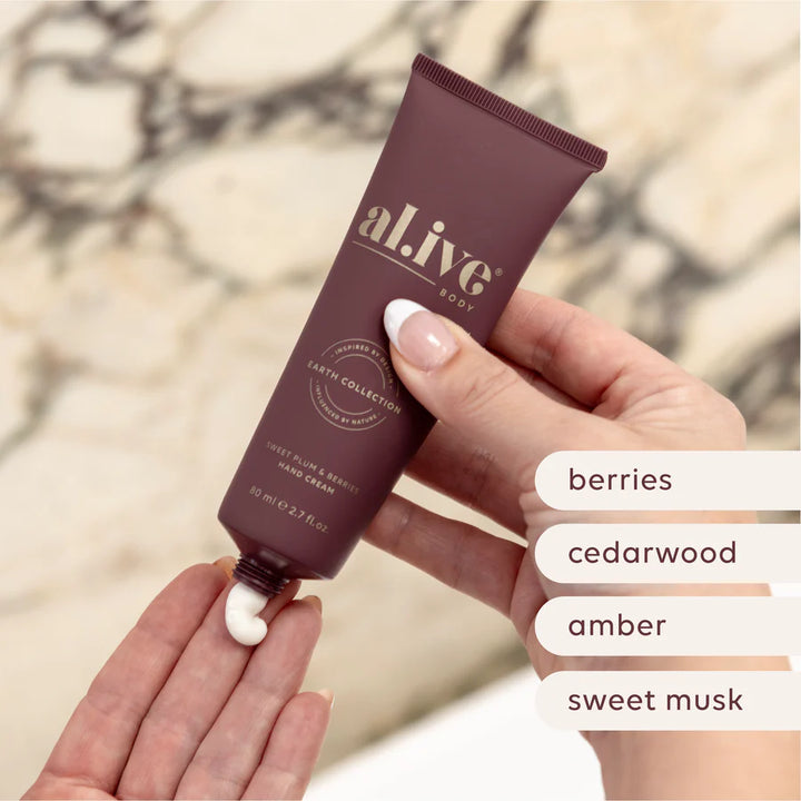 al.ive Body Hand Cream Christmas Cracker - Sweet Plum & Berries