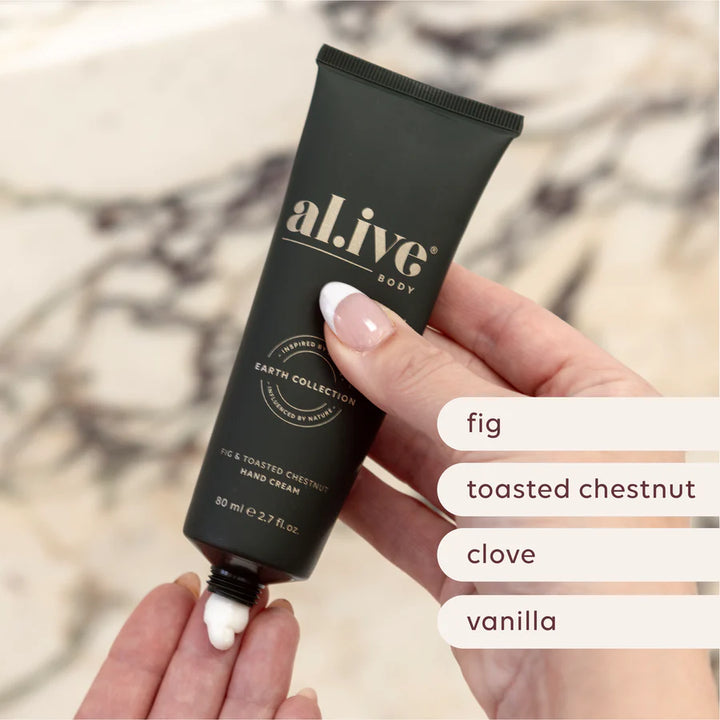 al.ive Body Hand Cream Christmas Cracker - Fig & Toasted Chestnut