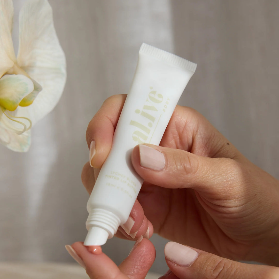 al.ive body Tinted Lip Butter & Hand Cream Bundle - Mango & Lychee