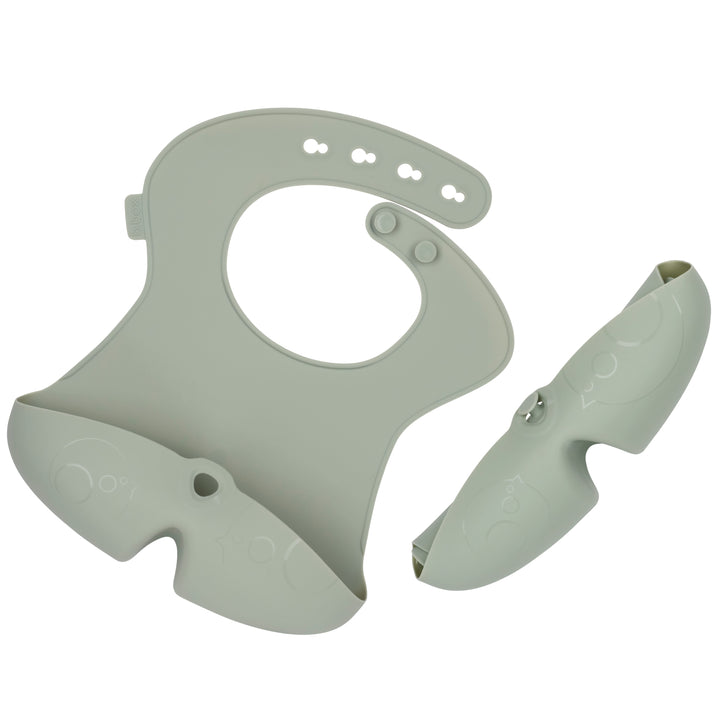 bbox Adjustable Silicone Feeding Bib - Assorted