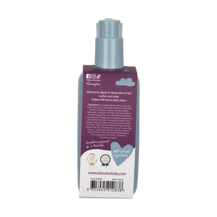 b.box Body Cleanse Gentle Baby Hair & Body Wash 350ml