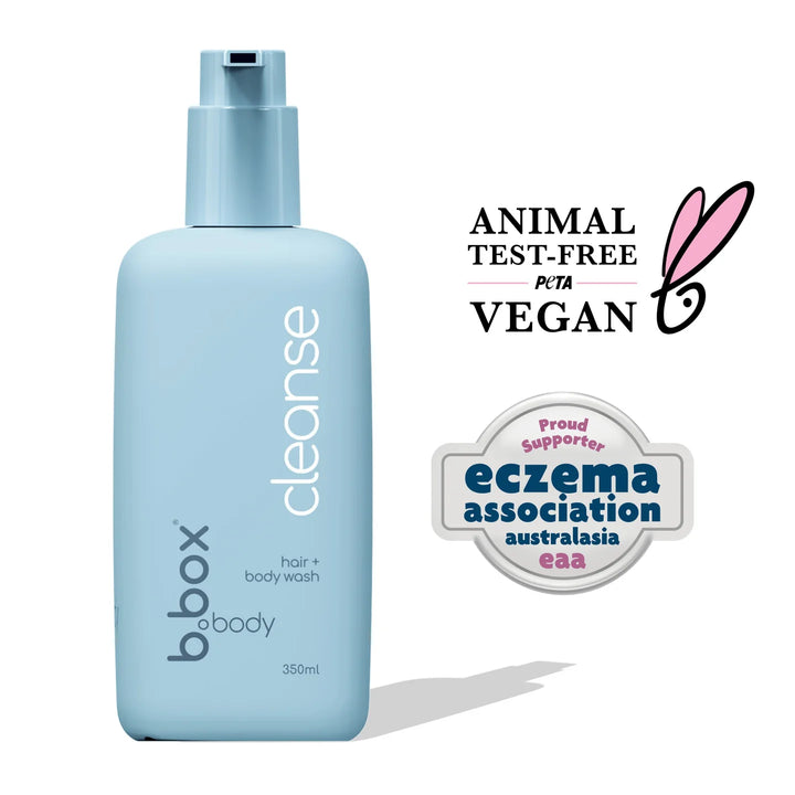 b.box Body Cleanse Gentle Baby Hair & Body Wash 350ml