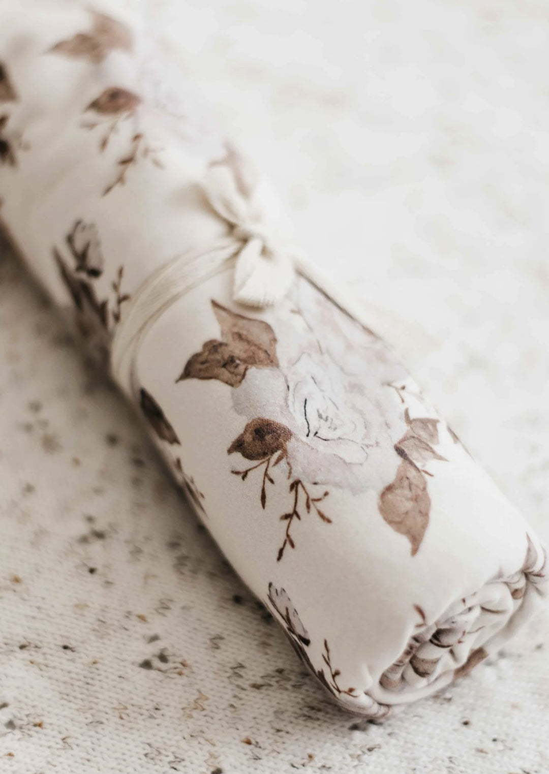 Bencer & Hazelnut Cotton Jersey Swaddle - Ruby