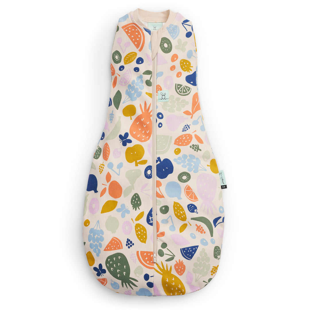 ergoPouch Cocoon Zip Swaddle Bag 1.0 TOG - Fruit Salad
