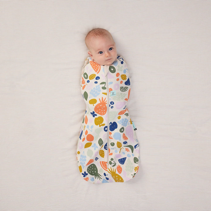 ergoPouch Cocoon Zip Swaddle Bag 1.0 TOG - Fruit Salad