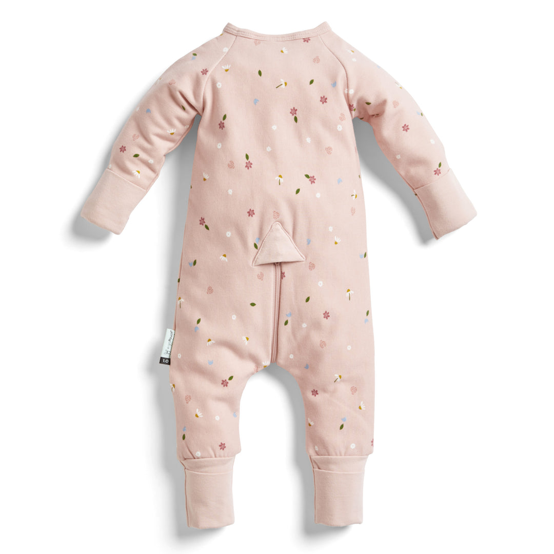ergoPouch Layer | Long Sleeve Zip Bodysuit 0.2 TOG - Daisies