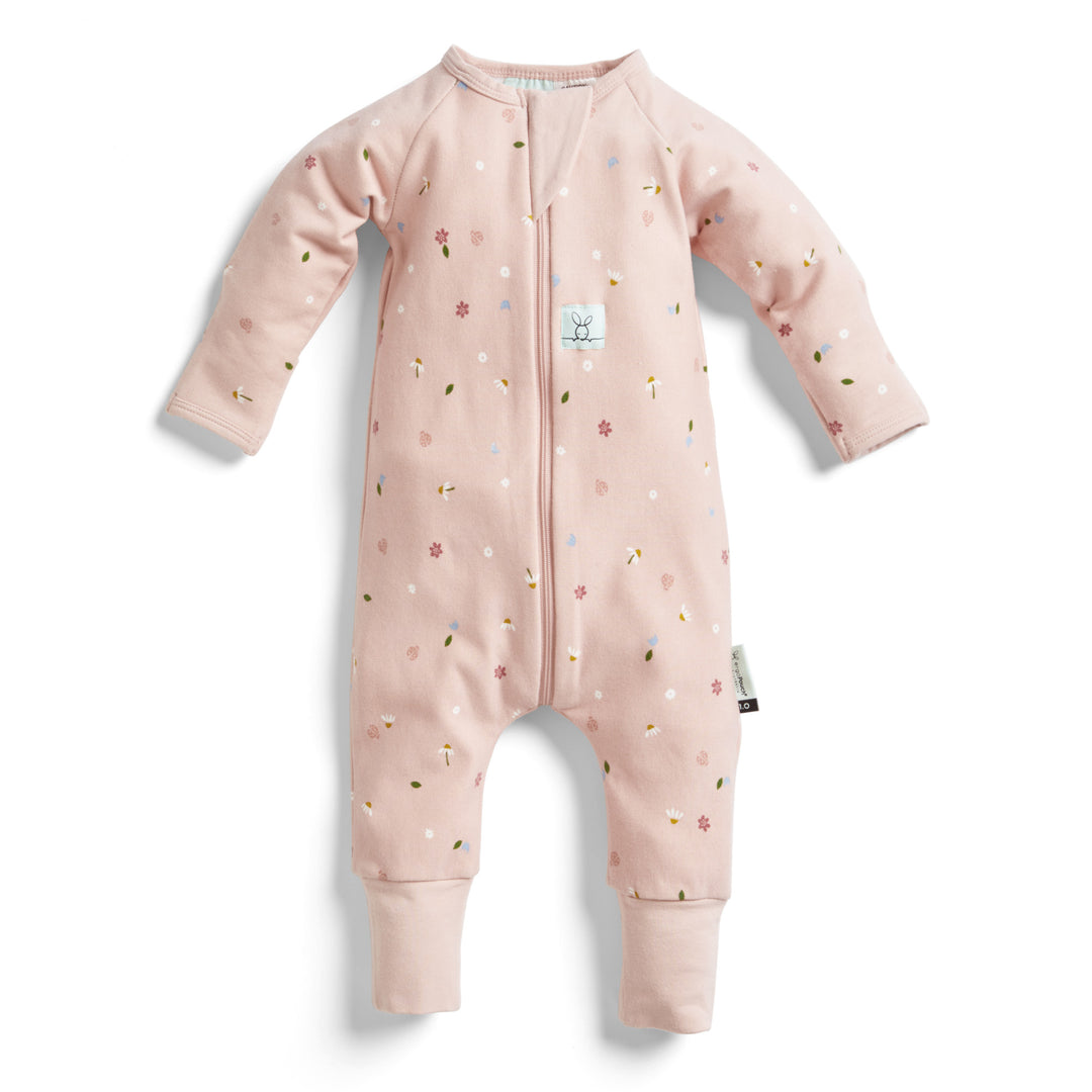 ergoPouch Layer | Long Sleeve Zip Bodysuit 0.2 TOG - Daisies