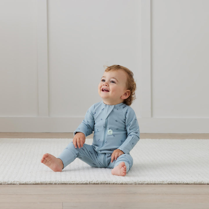 ergoPouch Layer | Long Sleeve Zip Bodysuit 0.2 TOG - Dragonflies