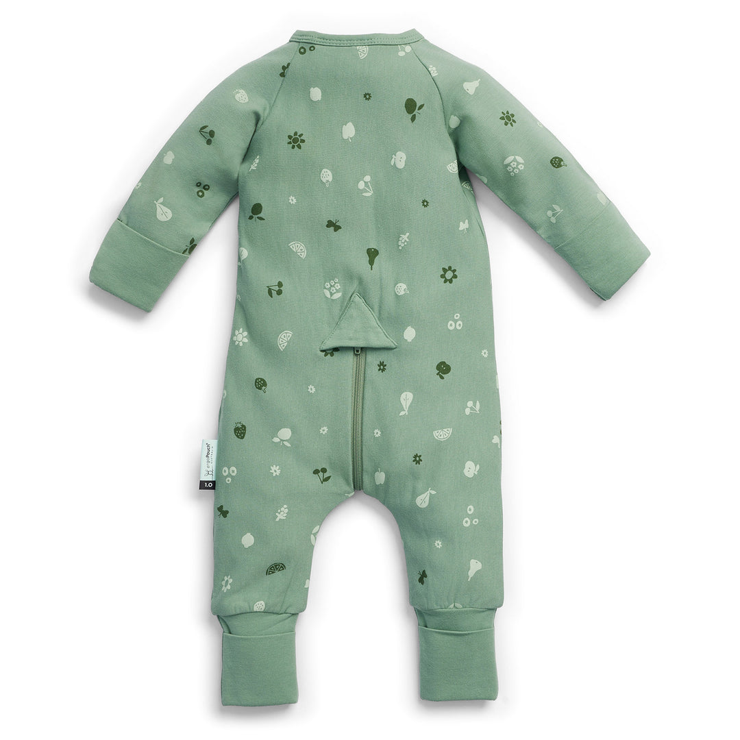 ergoPouch Layer | Long Sleeve Zip Bodysuit 0.2 TOG - Sweet Orchard