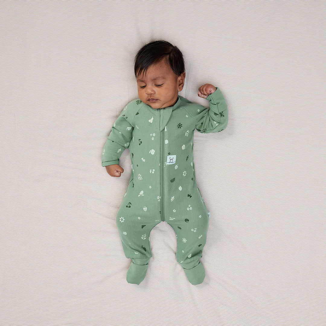 ergoPouch Layer | Long Sleeve Zip Bodysuit 0.2 TOG - Sweet Orchard