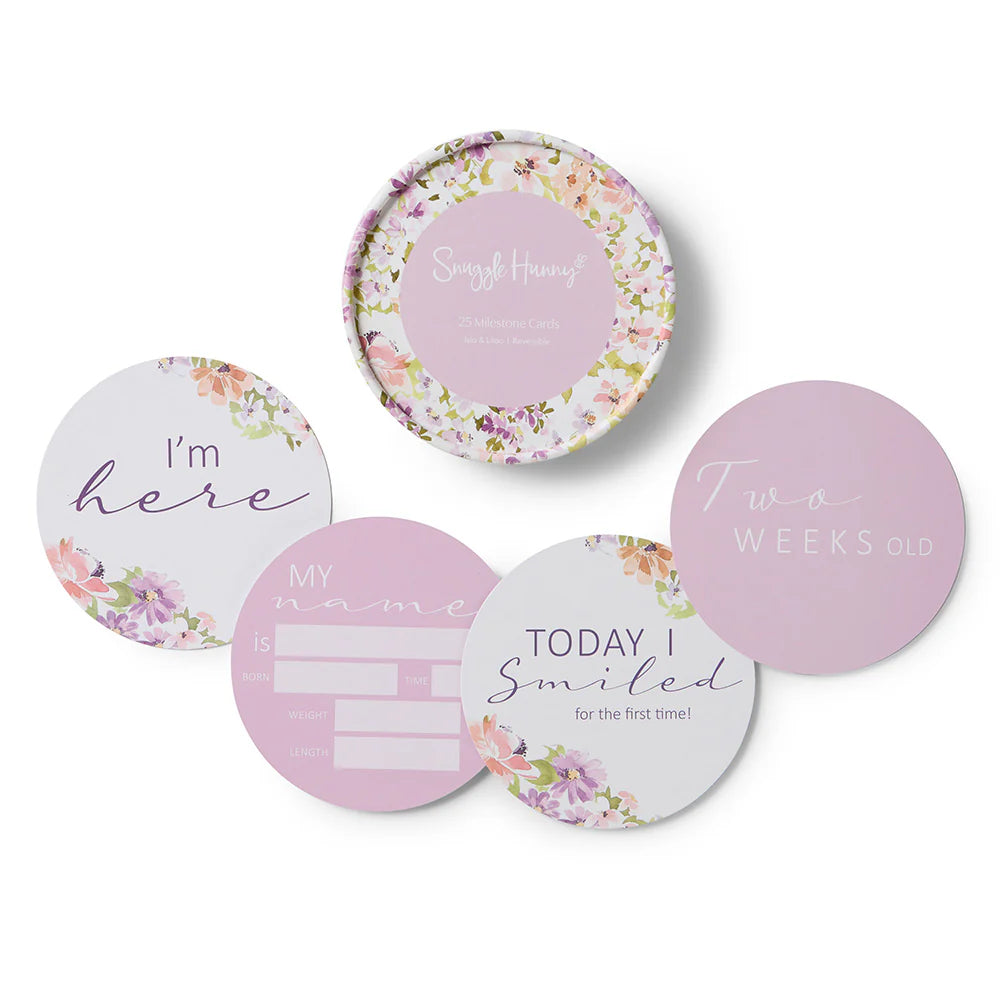 Isla & Lilac Reversible Milestone Cards Isla & Lilac Reversible Milestone Cards