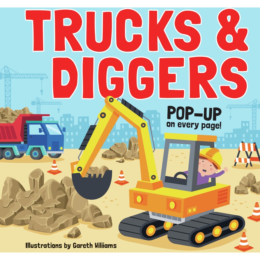 Trucks and Diggers Pop Up Book