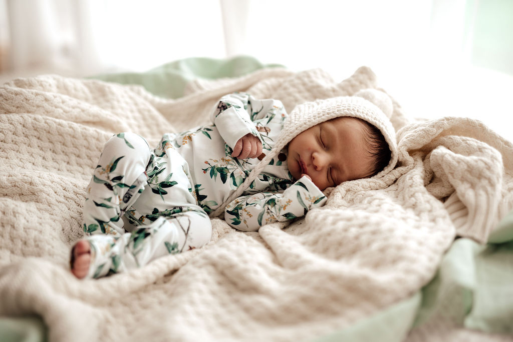 Snuggle Hunny Organic Growsuit - Eucalypt Size 0