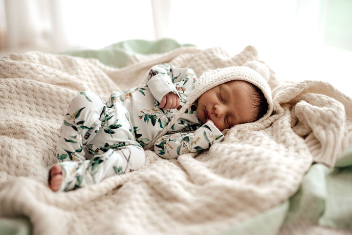 Snuggle Hunny Organic Growsuit - Eucalypt Size 0