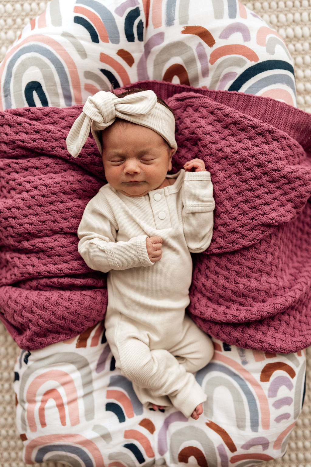 Snuggle Hunny Organic Ribbed Growsuit Size 1 - Halo