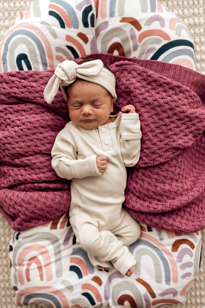 Snuggle Hunny Organic Ribbed Growsuit Size 1 - Halo