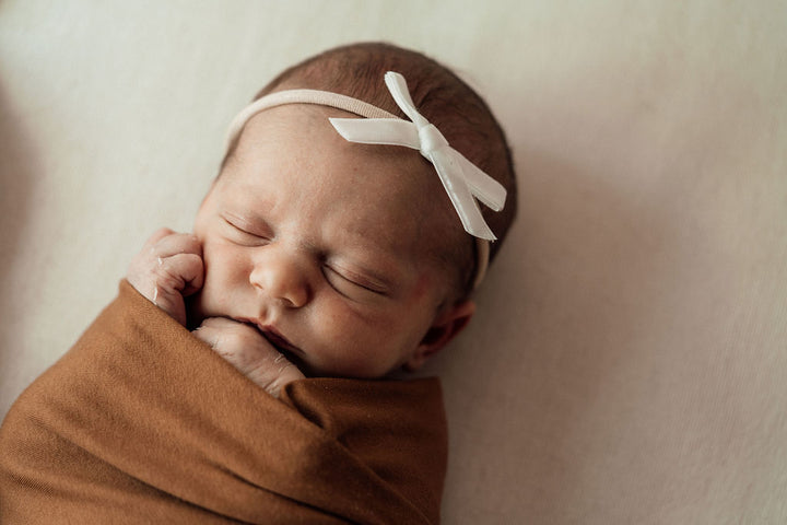 Snuggle Hunny Baby Jersey Wrap & Beanie Set - Bronze