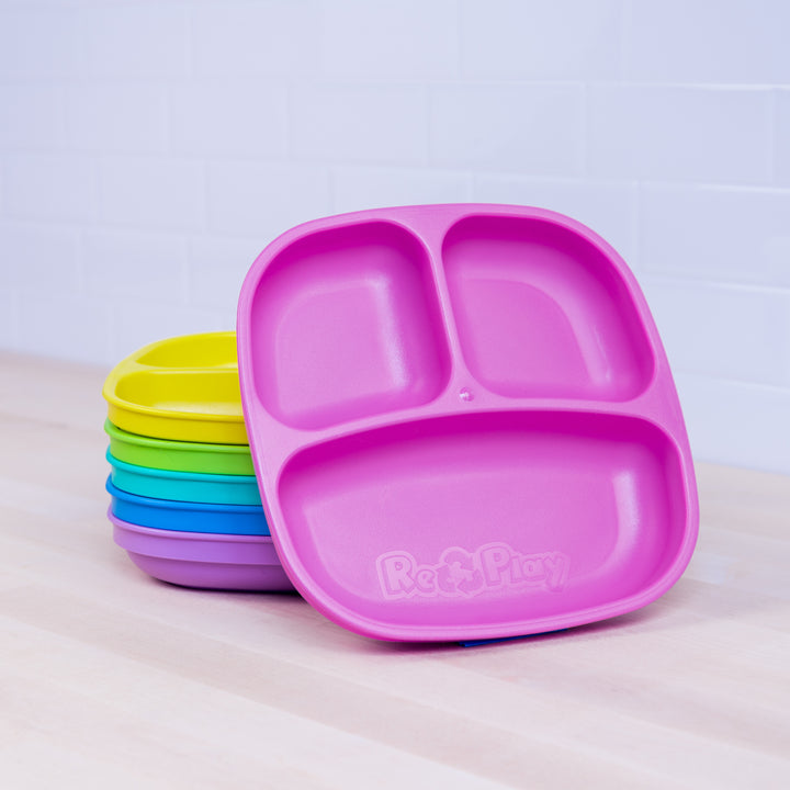 Re-Play Divided Plate Pastel Rainbow Bundle