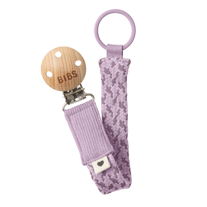 BIBS Pacifier Clip | Violet Sky & Mauve