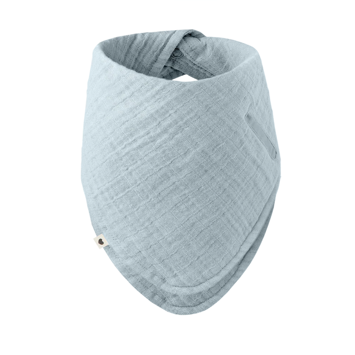 BIBS Organic Muslin Cotton Bandana Bib - Baby Blue