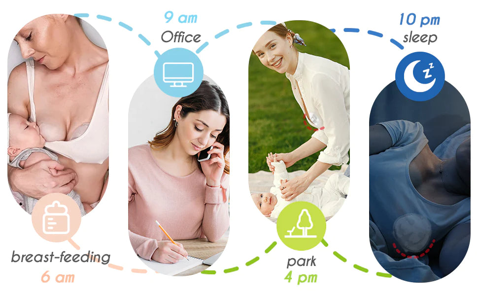 Ladybug Silicone Milk Collector 2 Pack (150ml) + Carry Bag Bluestone