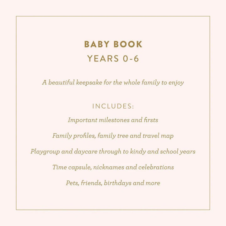 Fox & Fallow Baby Record Book - Grey