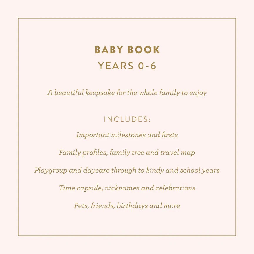 Fox & Fallow Baby Record Book - Buttermilk