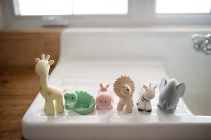 Tikiri My First Zoo Animals Natural Rubber Toys