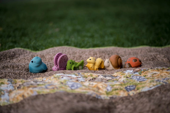 Tikiri My First Garden Friends Natural Rubber Toys