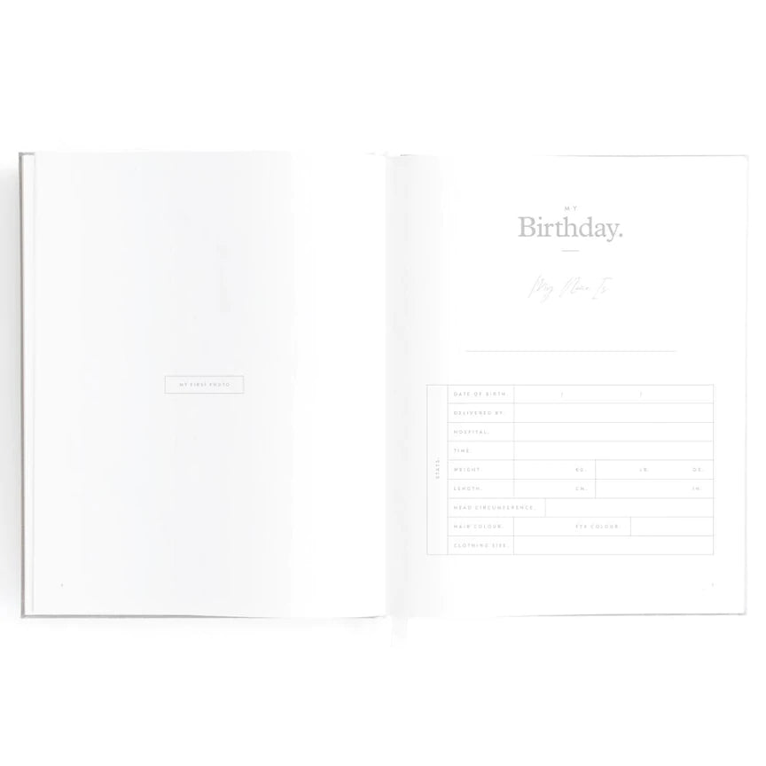 Fox & Fallow Baby Record Book - Buttermilk